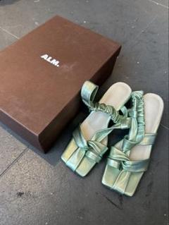 13500から値下ALM. VEGA LEATHER SANDALS 37cm