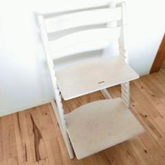 【美品】トリップトラップ　ホワイトウォッシュ　人気カラー　シリアル6 極美品☘️ ストッケ トリップトラップ ホワイトウォッシュ
