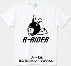 モノグラムラビットプリントTシャツ ブラック 2XL オーバー