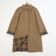 美品✨BURBERRYLONDON ロングコート カシミヤ ノバチェック 40