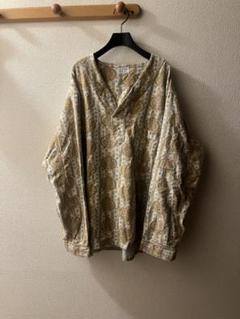 60's town craft タウンクラフト パジャマシャツ　ノーカラーシャツ