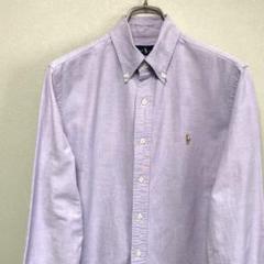 紫 M ポロ ラルフローレン RALPH LAUREN ボタンダウンシャツ