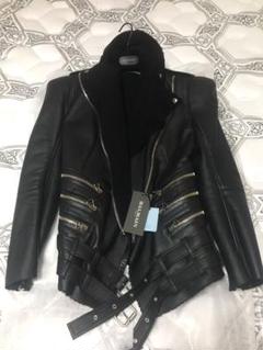 ☆未使用☆バルマンライダースジャケット☆ムートン☆シャネル☆エルメス☆グッチ☆