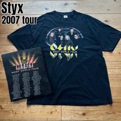 希少 00s Styx 2007 WORLD TOUR 両面プリント Tシャツ