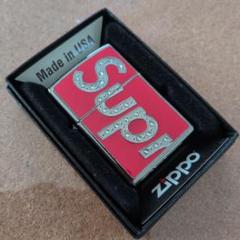 Supreme レッドライター Supreme シュプリーム 18SS Logo Zippo ロゴ ジッポ ライター