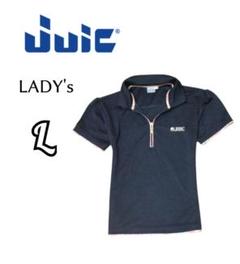 レディースL◇JUIC◇卓球プラクティスシャツ navy