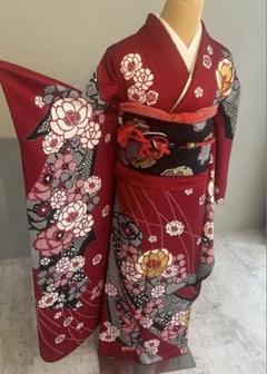 緑の鮮やかな振袖 着物 和装 金彩 グリーン 80H334 - メルカリ