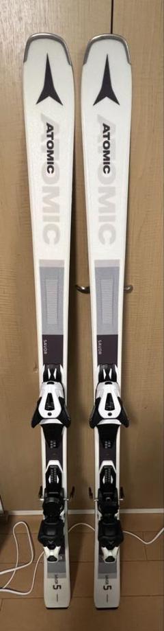 ATOMIC/SAVOR 5-WHITE(158cm) スキー板美品