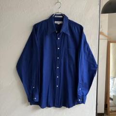 90S PERRY ELLIS PORTFOLIO オーバーサイズシャツ 青