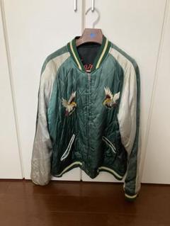 【i-nu】50s ヴィンテージ スカジャン 緑色 鷹刺繍 i-nu様専用】50s ヴィンテージ スカジャン 緑色 鷹刺繍 - メルカリ