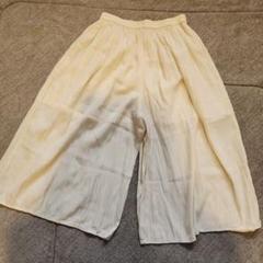 UNIQLO キッズガウチョ 140 アイボリー