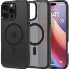 iPhone 16 Pro Max ケース フロスト・ブラック Spigenのサムネイル