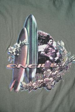 old O'NEILL オニール　ブラウン　メッセンジャーバッグ　古着　90s 90年代 O'NEILL オニール 両面プリントTシャツ サーフ メンズXL