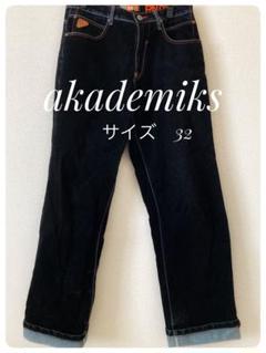 ★訳あり★アカデミクス　黒パンツ　Lサイズのサムネイル