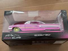 1960 Chevrolet Impala PINK SLIPS ミニカー 1960 Chevrolet Impala By Jada Pink Slips Diecast Unboxing
