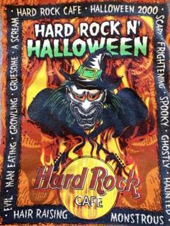 ★Hard Rock CAFE ハロウィン2000 ハリウッド Tシャツ L