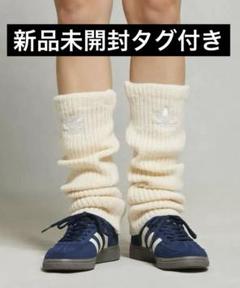 adidas レッグウォーマー 黒 新品未使用タグ付き adidas - 【新品未使用】adidas 黒 リブ編み レッグウォーマー