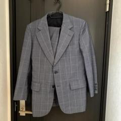 Pierre Cardin チェック柄スーツ グレー小学生卒業式