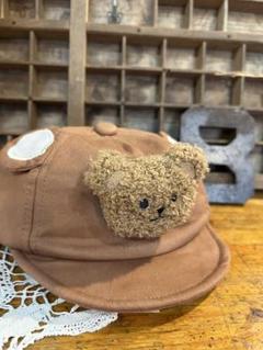 キッズ帽子 キャップ 新品 キッズキャップ クマ耳 クマモチーフ