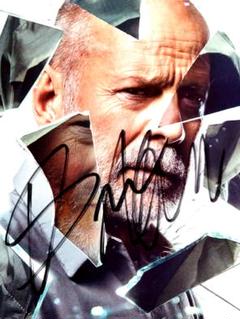 ブルース・ウィリス直筆サイン入り2Lサイズ写真‥Bruce Willis