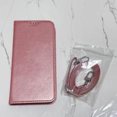ローズゴールド⭐️iPhone14 Pro MAX 手帳型 肩がけ