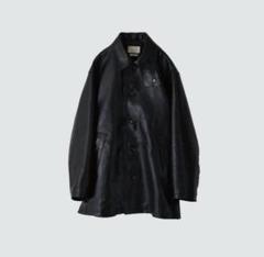 YOKE Cut-Off Leather Car Coa