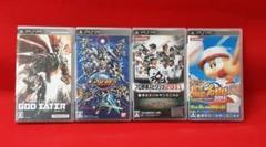 PSP ゴッドイーター＆SDガンダム他　4本セット