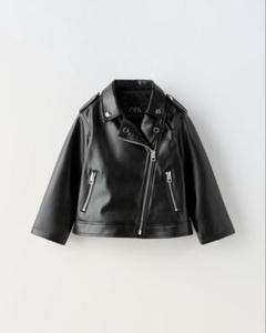 【新品】zara kids ボアライダース　140㎝ ZARAキッズ ボア付きレザージャケット ライダース140｜Yahoo