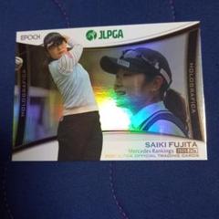 日本女子プロ選手権優勝LPGA藤田さいきプロサイン入りキャップ