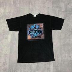 00s GILDAN シカゴ　ブルース　Tシャツ　フェード　アニバーサリー