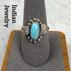 Indian Jewelry ターコイズシルバーリング　NAVAJO OLD