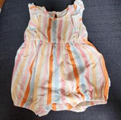 SHEIN ストライプロンパース 3-6M