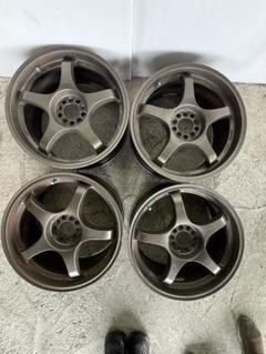 A-TECH MONOBLOCK ブロンズ ホイールセット17インチPCD100 daigengroup_934