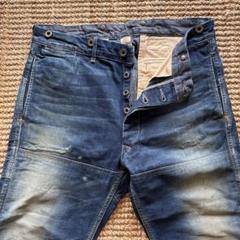 RRL DOUBLE RL ヴィンテージ グランジ加工デニムパンツ W34 RRL - 美品 RRL ダブルアールエル パンツ サイズ:29
