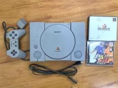 [z396]PlayStation 本体 コントローラー ゲームソフト付き