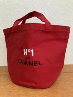 CHANEL シャネル ノベルティ トートバッグ 赤 - メルカリ