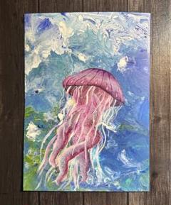 値下げ　原画　F4　金魚　送料込み　絵画　動物画　肉筆画　アクリル画　現代アート 値下げ原画F4金魚送料込み絵画動物画肉筆画アクリル画現代アート