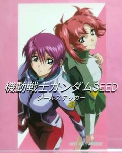 ♡♡♡ ガンダムSEED ホーク姉妹！ルナマリア＆メイリン 絆 ステッカーのサムネイル