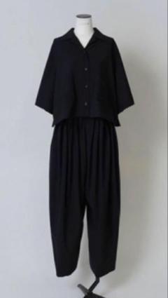 新品 ローヘン lohen プリーツタックストレートパンツ ホワイト