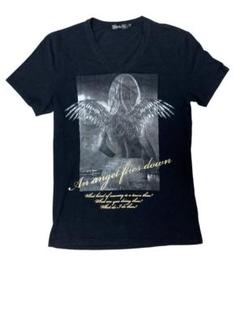 Diavlo ディアブロ　ange　 Vネック　Tシャツ 46サイズ ブラックのサムネイル