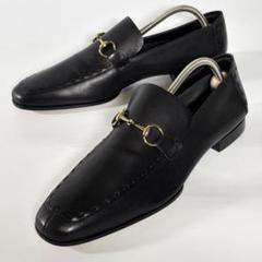 超美品✨ GUCCI グッチ 37.5 ビットローファー レザー 黒 J1659