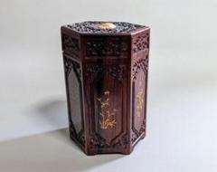 新品未使用　中国美術　茶筒　茶器　茶入れ　青磁　茶道具　龍鳳紋　置物 中国美術 茶筒 茶器 茶入れ 青磁 茶道具 龍鳳紋 置物（2025年