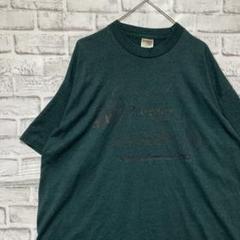 USA製90sヴィンテージTシャツ！シングルステッチ　グリーン半袖古着2XL79