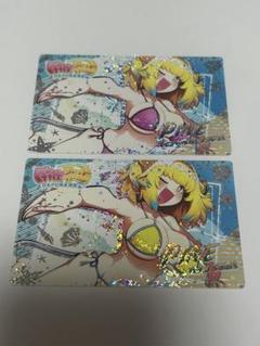 麻雀ファイトガール カードコネクト パイン 水着 ホロ 2枚セット