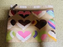 LeSportsac ハート柄ポーチ