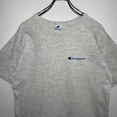 Champion チャンピオン　Tシャツ　サイズM 青刺繍タグ　90s 古着