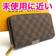 ルイヴィトン【現行未使用に近い】ダミエローズバレリーヌジッピーウォレット長財布
