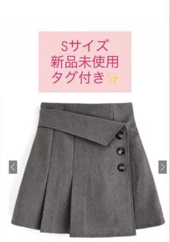 【新品未使用】インパン裏地付きアシンメトリーミニスカート［tu725］のサムネイル