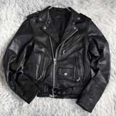 スピックアンドスパン ラムレザー ダブルライダースジャケット ノーカラー 黒 Spick & Span（ライダースジャケット）のフリマアイテム一覧