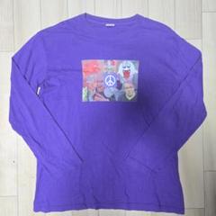 紫色 長袖 Tシャツ プリント入り　リバーサイドワン　激レア